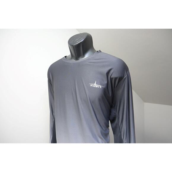 Habit Fishing UV Water Shirt Performance Wicking Long Sleeve Mens Sz XL - Picture 1 of 9